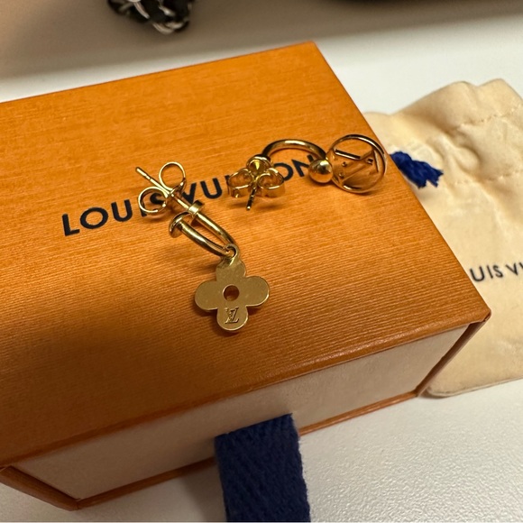 Authentic Louis Vuitton Blooming Earrings - Picture 3 of 4